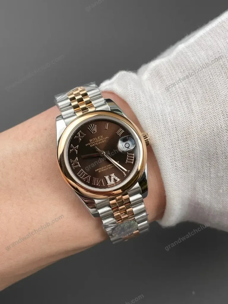 Super Clone Rolex Datejust Chocolate Roman Dial 278271 Jubilee 31 mm – Swiss SuperClone - photo 9