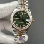 Super Clone Rolex Datejust Green Diamond Dial 278381RBR Jubilee 31 mm – Swiss SuperClone - photo 1