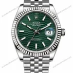 Super Clone Rolex Datejust Green Motif Dial 126334 Jubilee 41 mm – Swiss SuperClone