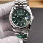 Super Clone Rolex Datejust Green Motif Dial 126334 Jubilee 41 mm – Swiss SuperClone - photo 2