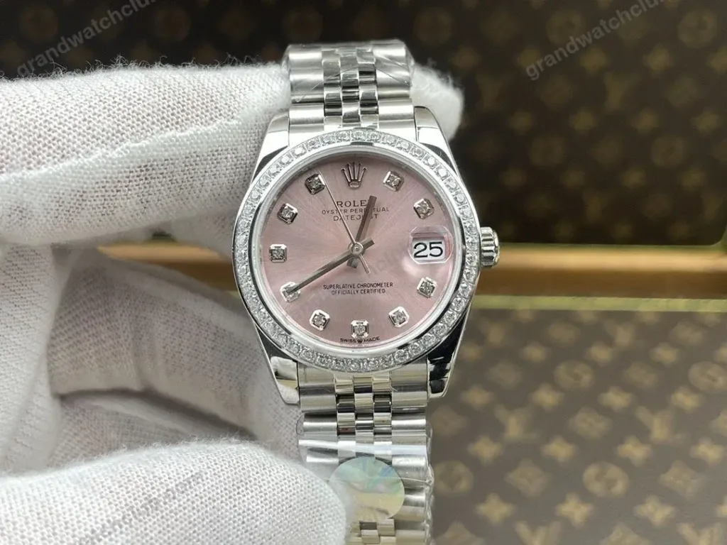 Super Clone Rolex Datejust Mother of Pearl Diamond Dial 126284RBR Jubilee 36 mm – Swiss SuperClone - photo 1