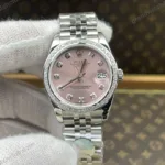 Super Clone Rolex Datejust Mother of Pearl Diamond Dial 126284RBR Jubilee 36 mm – Swiss SuperClone - photo 1