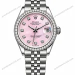 Super Clone Rolex Datejust Mother of Pearl Diamond Dial 126284RBR Jubilee 36 mm – Swiss SuperClone
