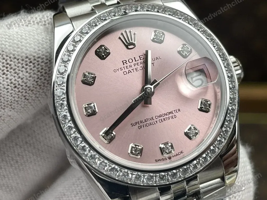 Super Clone Rolex Datejust Mother of Pearl Diamond Dial 126284RBR Jubilee 36 mm – Swiss SuperClone - photo 3