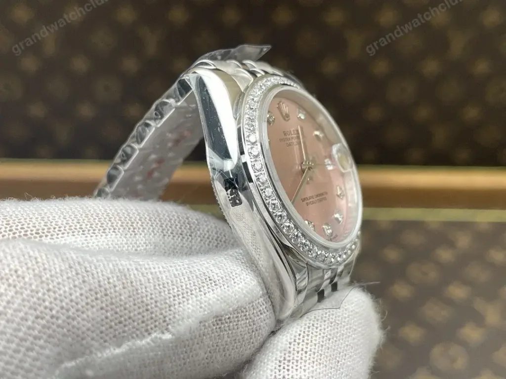 Super Clone Rolex Datejust Mother of Pearl Diamond Dial 126284RBR Jubilee 36 mm – Swiss SuperClone - photo 4