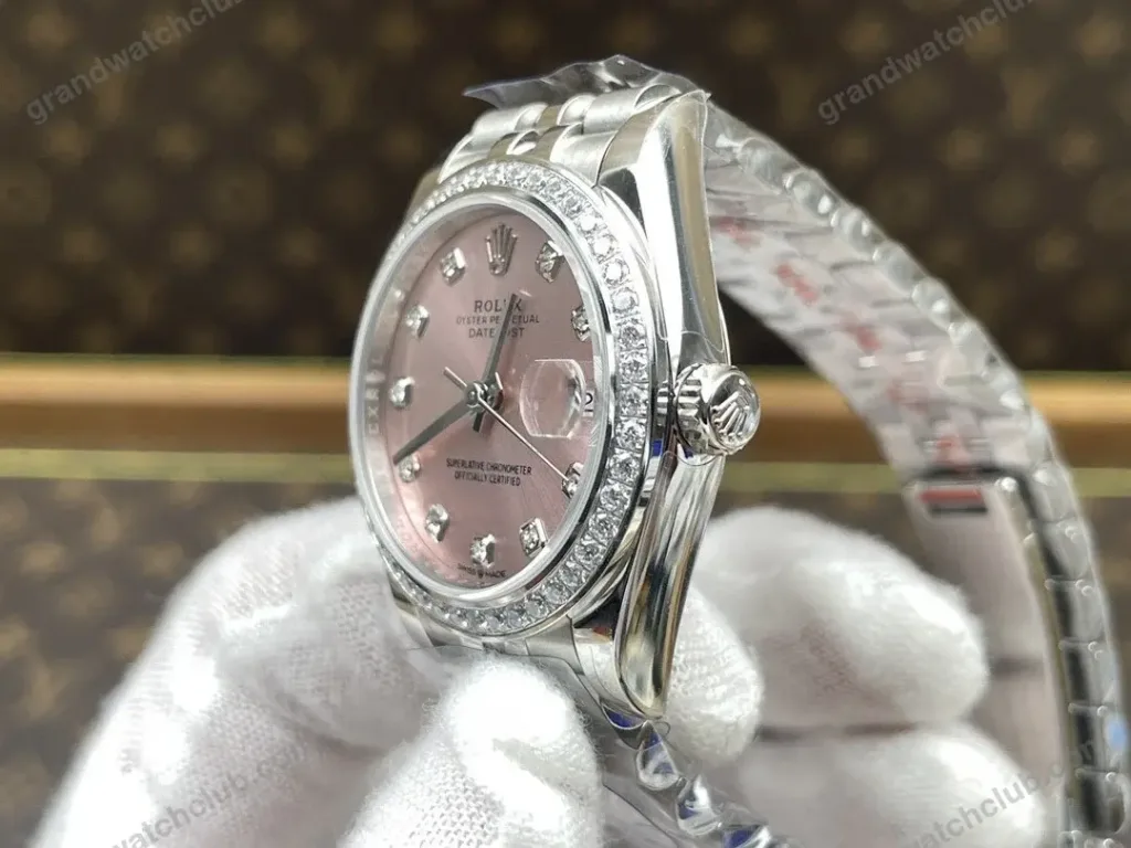 Super Clone Rolex Datejust Mother of Pearl Diamond Dial 126284RBR Jubilee 36 mm – Swiss SuperClone - photo 6