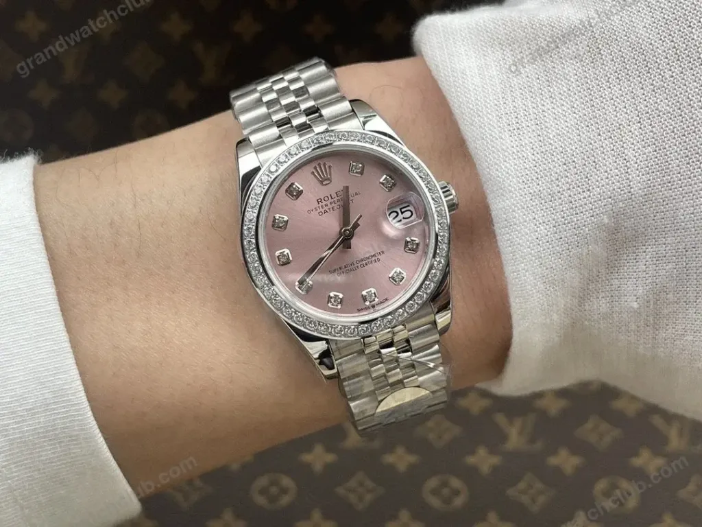 Super Clone Rolex Datejust Mother of Pearl Diamond Dial 126284RBR Jubilee 36 mm – Swiss SuperClone - photo 9