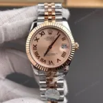 Super Clone Rolex Datejust Rosé Roman Dial 278271 Jubilee 31 mm – Swiss SuperClone - photo 2