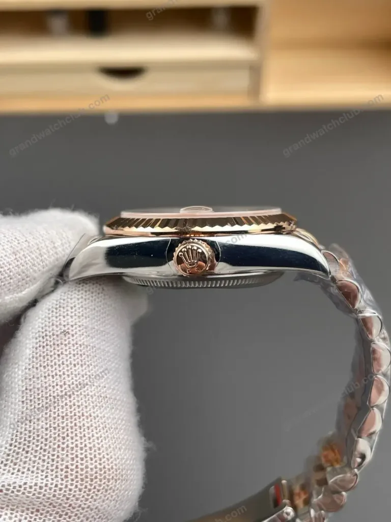 Super Clone Rolex Datejust Rosé Roman Dial 278271 Jubilee 31 mm – Swiss SuperClone - photo 6