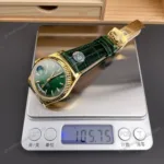 Super Clone Rolex Day-Date 36 Green Dial 118138 Leather Strap – Swiss SuperClone - photo 10