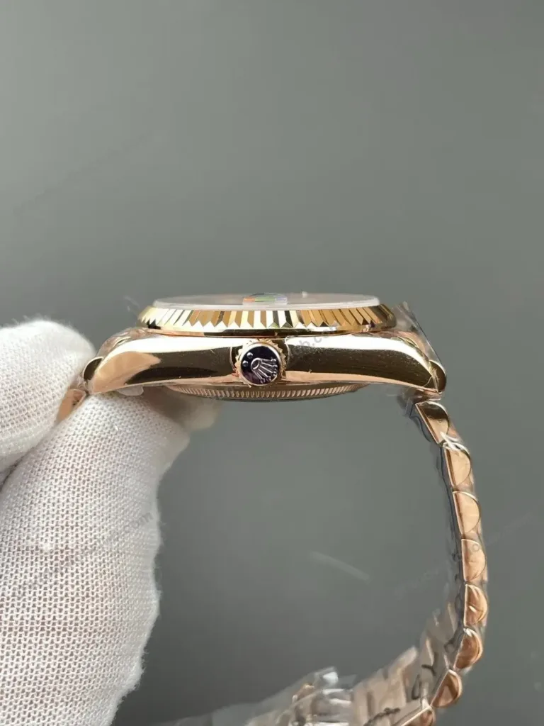 Super Clone Rolex Day-Date 36 Puzzle Dial Everose Gold 128235 President – Swiss SuperClone - photo 4