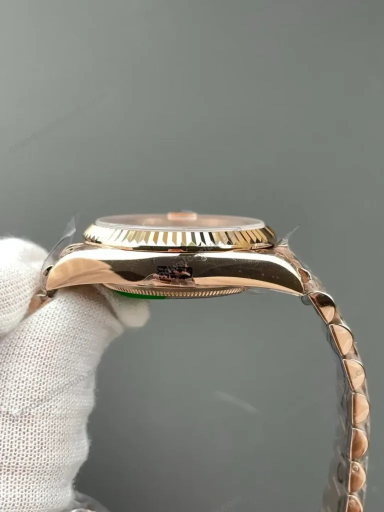 Super Clone Rolex Day-Date 36 Puzzle Dial Everose Gold 128235 President – Swiss SuperClone - photo 6