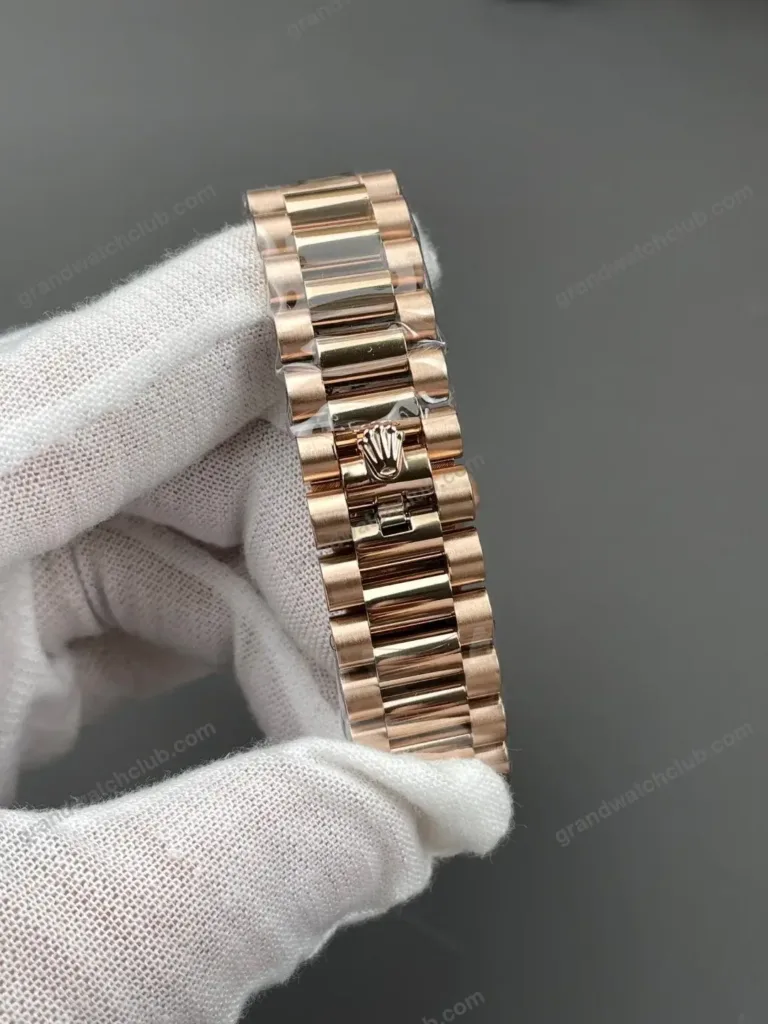 Super Clone Rolex Day-Date 36 Puzzle Dial Everose Gold 128235 President – Swiss SuperClone - photo 8