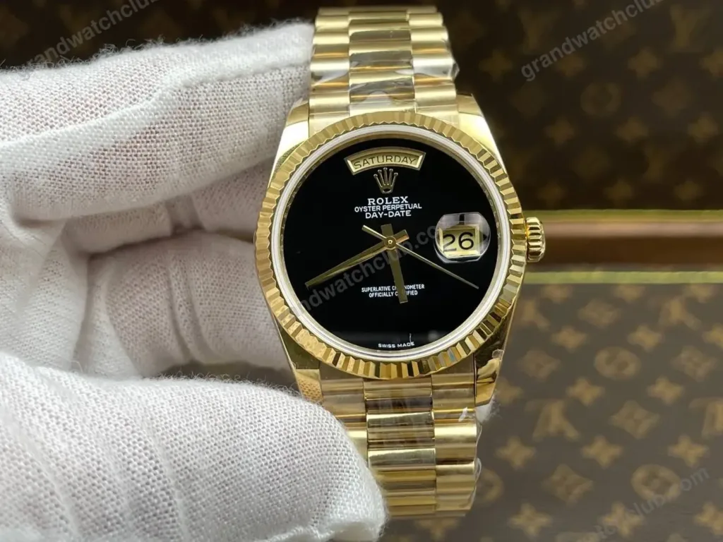 Super Clone Rolex Day-Date 40 Black Onyx Dial 228238 President – Swiss SuperClone - photo 1