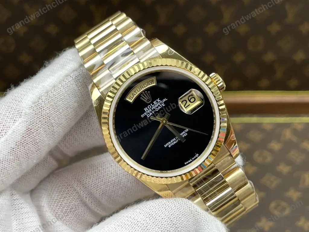 Super Clone Rolex Day-Date 40 Black Onyx Dial 228238 President – Swiss SuperClone - photo 2
