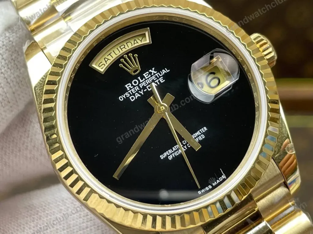 Super Clone Rolex Day-Date 40 Black Onyx Dial 228238 President – Swiss SuperClone - photo 3