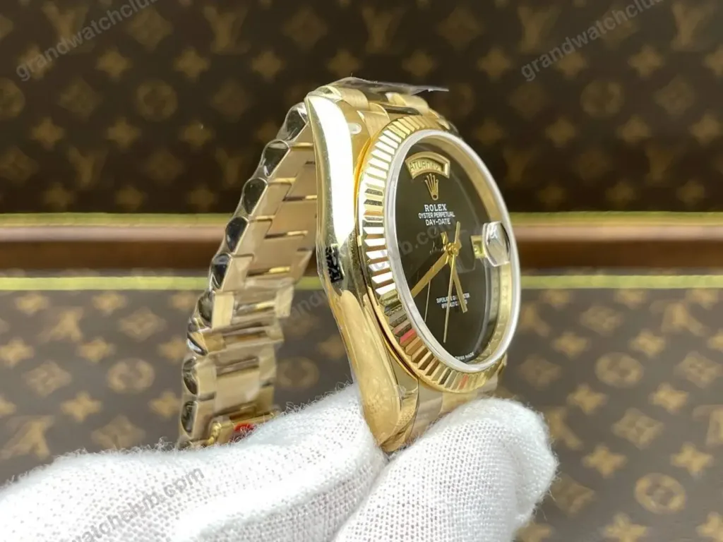 Super Clone Rolex Day-Date 40 Black Onyx Dial 228238 President – Swiss SuperClone - photo 4