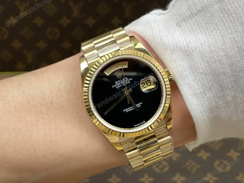 Super Clone Rolex Day-Date 40 Black Onyx Dial 228238 President – Swiss SuperClone - photo 8