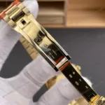 Super Clone Rolex Day-Date 40 Bright Black Diamond Dial 228348RBR President – Swiss SuperClone - photo 3