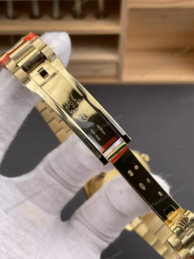 Super Clone Rolex Day-Date 40 Bright Black Diamond Dial 228348RBR President – Swiss SuperClone - photo 3