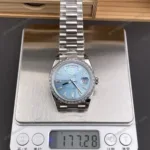 Super Clone Rolex Day-Date 40 Bright Blue Diamond Dial 228349RBR President – Swiss SuperClone - photo 10