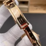 Super Clone Rolex Day-Date 40 Everose Gold Slate Diamond Dial 228235 President – Swiss SuperClone - photo 3