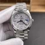 Super Clone Rolex Day-Date 40 Meteorite Diamond Dial 228239 President – Swiss SuperClone - photo 9