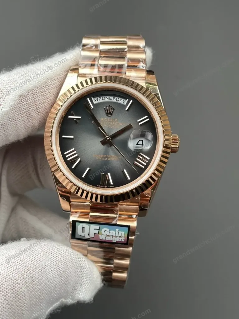 Super Clone Rolex Day-Date 40 Slate Roman Dial 228235 President – Swiss SuperClone - photo 1