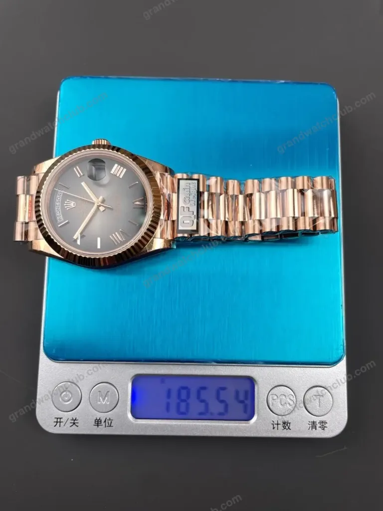 Super Clone Rolex Day-Date 40 Slate Roman Dial 228235 President – Swiss SuperClone - photo 10
