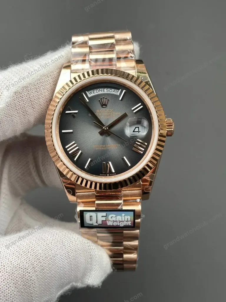 Super Clone Rolex Day-Date 40 Slate Roman Dial 228235 President – Swiss SuperClone - photo 2