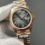 Super Clone Rolex Day-Date 40 Slate Roman Dial 228235 President – Swiss SuperClone - photo 3